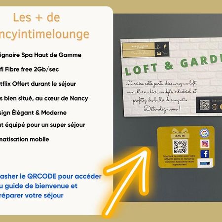 Suite Le Loft & Garden Et Spa By Nancyintimelounge Exteriör bild